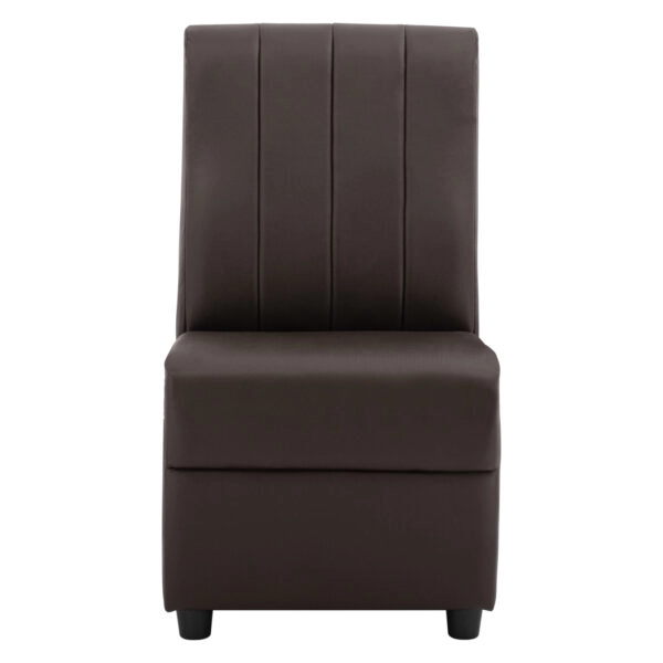 ΠΟΛΥΘΡΟΝΑ LANDON HM3162.03 ΑΠΟ ΤΕΧΝΟΔΕΡΜΑ ΣΕ ΚΑΦΕ ΑΠΟΧΡΩΣΗ 51x66x93Υ εκ.