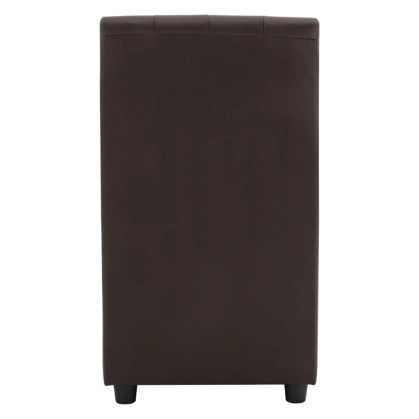 ΠΟΛΥΘΡΟΝΑ LANDON HM3162.03 ΑΠΟ ΤΕΧΝΟΔΕΡΜΑ ΣΕ ΚΑΦΕ ΑΠΟΧΡΩΣΗ 51x66x93Υ εκ.