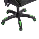 ΠΟΛΥΘΡΟΝΑ GAMING LOOT HM1204 ΜΑΥΡΟ-ΠΡΑΣΙΝΟ PVC & NYLON 51x49x125Υεκ.