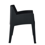 ΠΟΛΥΘΡΟΝΑ ΠΟΛΥΠΡΟΠΥΛΕΝΙΟΥ SLEEK HM6370.02 ΜΑΥΡΗ 57x56x82,5Υεκ.