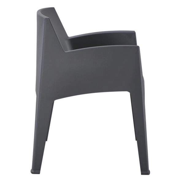 ΠΟΛΥΘΡΟΝΑ ΠΟΛΥΠΡΟΠΥΛΕΝΙΟΥ SLEEK HM6370.10 ΓΚΡΙ 57x56x82,5Υεκ.