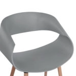 ΠΟΛΥΘΡΟΝΑ ΠΟΛΥΠΡΟΠΥΛΕΝΙΟΥ MAGGIE HM8600.10 ΣΕ ΓΚΡΙ ΧΡΩΜΑ 59x53x80Υ εκ.