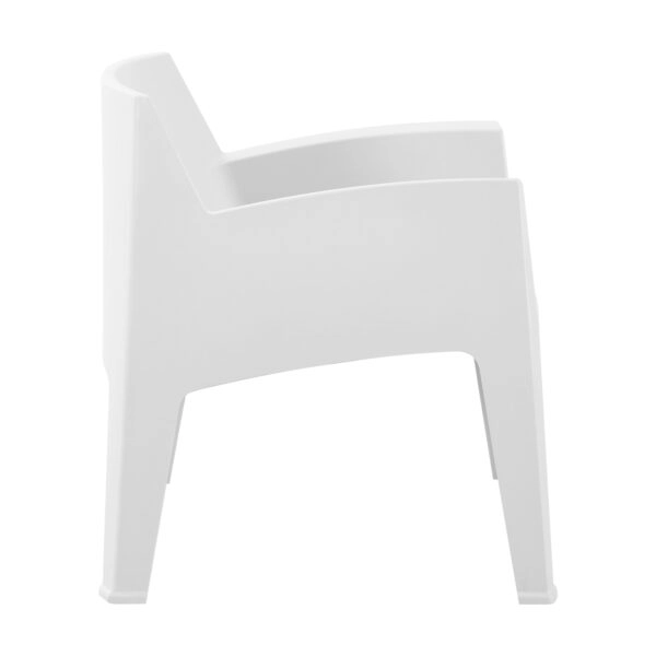 ΠΟΛΥΘΡΟΝΑ ΠΟΛΥΠΡΟΠΥΛΕΝΙΟΥ LOUNGE SLEEK HM6365.01 ΛΕΥΚΟ 62,5x48,5x73Υεκ.
