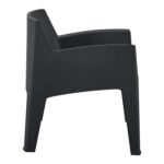 ΠΟΛΥΘΡΟΝΑ ΠΟΛΥΠΡΟΠΥΛΕΝΙΟΥ LOUNGE SLEEK HM6365.02 ΜΑΥΡΟ 62,5x48,5x73Υεκ.