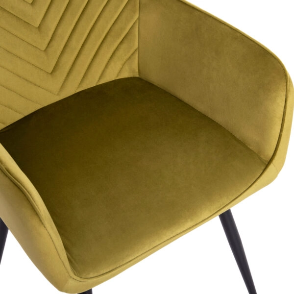 ΠΟΛΥΘΡΟΝΑ ΤΡΑΠΕΖΑΡΙΑΣ LATRELL HM8582.07 ΒΕΛΟΥΔΟ ΛΑΔΙ-ΜΕΤΑΛΛΙΚΑ ΠΟΔΙΑ 55x57x84Υεκ.