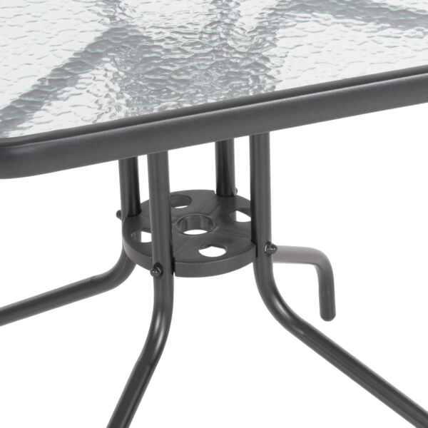 ΣΕΤ ΤΡΑΠΕΖΑΡΙΑΣ ΜΕΤΑΛΛΙΚΗ 3ΤΜΧ ΜΕ 2 ΚΑΡΕΚΛΕΣ & 1 ΤΡΑΠΕΖΙ 70Χ70 HM5185.01