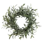 ΔΙΑΚΟΣΜΗΤΙΚΟ ΣΤΕΦΑΝΙ ΕΛΙΑΣ ΠΡΑΣΙΝΟ ΠΑΓΟΥ - Φ50x12cm 12ΚΙΒ