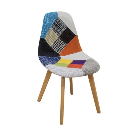 PALMYRA PATCHWORK ΚΑΡΕΚΛΑ - ΞΥΛΟ/ΥΦΑΣΜΑ - PATCHWORK