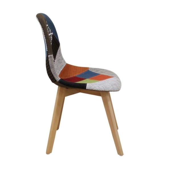 PALMYRA PATCHWORK ΚΑΡΕΚΛΑ - ΞΥΛΟ/ΥΦΑΣΜΑ - PATCHWORK