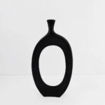 ABSTRACT ΒΑΖΟ 28x5x61 ΑΛΟΥΜΙΝΙΟ ΜΑΥΡΟ