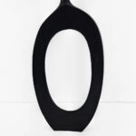 ABSTRACT ΒΑΖΟ 28x5x61 ΑΛΟΥΜΙΝΙΟ ΜΑΥΡΟ