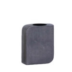 BRICK ΒΑΖΟ 14x7x18 ΑΛΟΥΜΙΝΙΟ ΓΚΡΙ ΣΚΟΥΡΟ