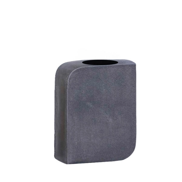 BRICK ΒΑΖΟ 14x7x18 ΑΛΟΥΜΙΝΙΟ ΓΚΡΙ ΣΚΟΥΡΟ