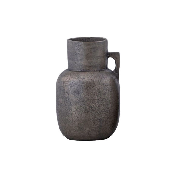 ALUGLOW ΒΑΖΟ 20x20x31 ΑΛΟΥΜΙΝΙΟ ΓΚΡΙ ΑΝΤΙΚΕ