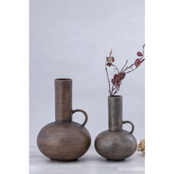 STEEL SHINE ΒΑΖΟ 23x23x34 ΑΛΟΥΜΙΝΙΟ BRONZE