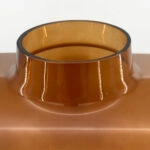 VIDRIO ΒΑΖΟ 34x34x48 ΓΥΑΛΙ CARAMEL