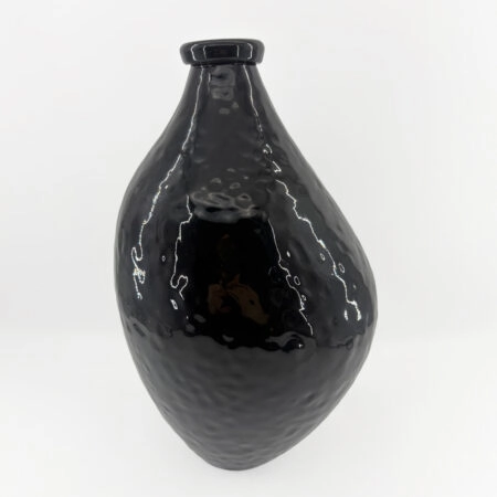 SPICE ΒΑΖΟ 22x22x35.5 ΓΥΑΛΙ ΜΑΥΡΟ