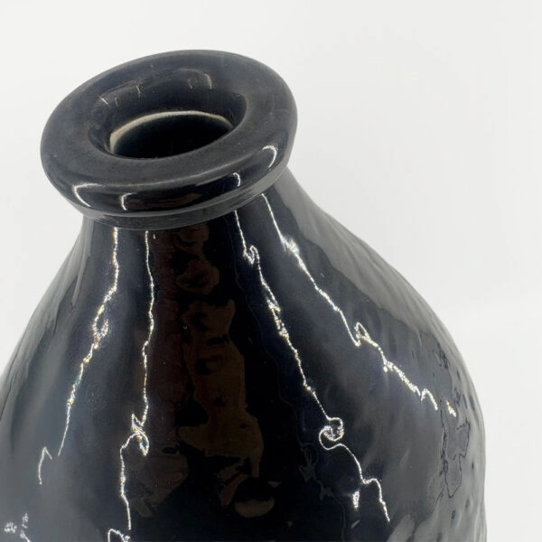 SPICE ΒΑΖΟ 22x22x35.5 ΓΥΑΛΙ ΜΑΥΡΟ