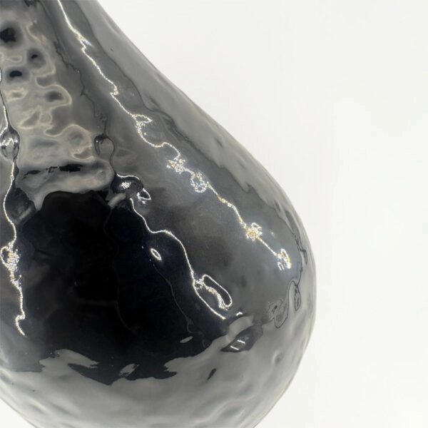 SPICE ΒΑΖΟ 22x22x35.5 ΓΥΑΛΙ ΜΑΥΡΟ