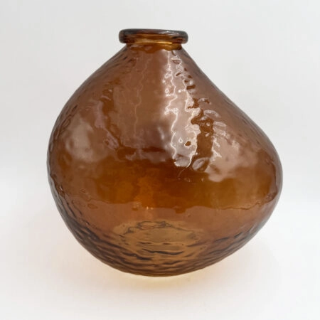 BOCAL ΒΑΖΟ 25x25x25 ΓΥΑΛΙ CARAMEL