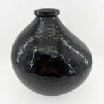 BOCAL ΒΑΖΟ 25x25x25 ΓΥΑΛΙ ΜΑΥΡΟ