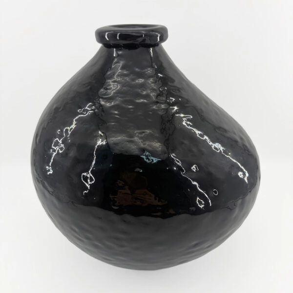 BOCAL ΒΑΖΟ 25x25x25 ΓΥΑΛΙ ΜΑΥΡΟ