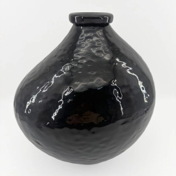 BOCAL ΒΑΖΟ 25x25x25 ΓΥΑΛΙ ΜΑΥΡΟ