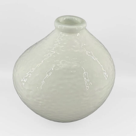 BOCAL ΒΑΖΟ 25x25x25 ΓΥΑΛΙ ΑΣΠΡΟ