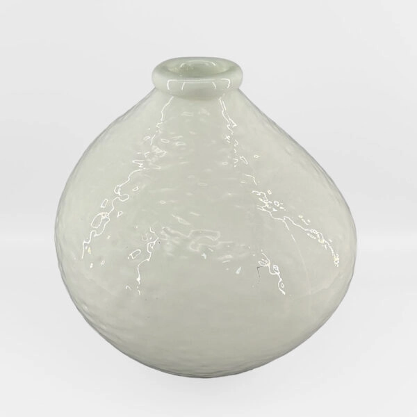 BOCAL ΒΑΖΟ 25x25x25 ΓΥΑΛΙ ΑΣΠΡΟ