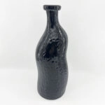 ROMAIN ΒΑΖΟ 15.5x15.5x40 ΓΥΑΛΙ ΜΑΥΡΟ