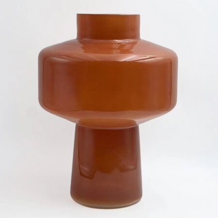 REGAL ΒΑΖΟ 20x20x28 ΓΥΑΛΙ ΠΟΡΤΟΚΑΛΙ