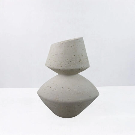 LOOMA III ΒΑΖΟ 28.5x15.5x34.5 RESIN ΜΠΕΖ