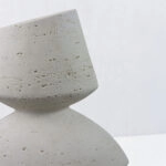 LOOMA III ΒΑΖΟ 28.5x15.5x34.5 RESIN ΜΠΕΖ