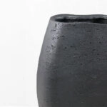 ORBIX I ΒΑΖΟ 19.5x13x35 RESIN ΜΑΥΡΟ