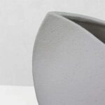 ELYSE II ΒΑΖΟ 20x19x28 RESIN ΑΣΠΡΟ