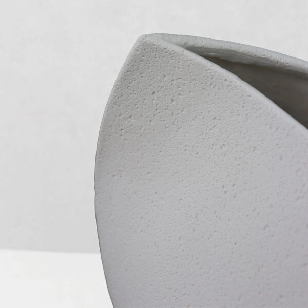 ELYSE II ΒΑΖΟ 20x19x28 RESIN ΑΣΠΡΟ