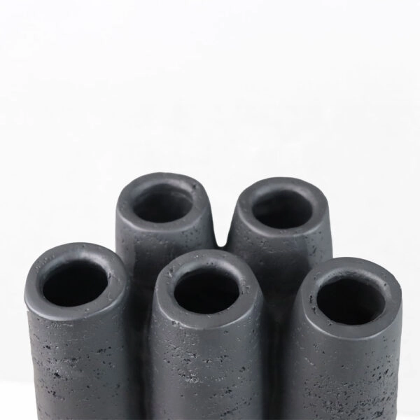 ORIN II ΒΑΖΟ 23x15.5x38 RESIN ΜΑΥΡΟ