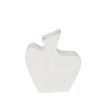 NIRA ΒΑΖΟ 26.5x8x30 ΜΕΤΑΛΛΟ ΛΕΥΚΟ