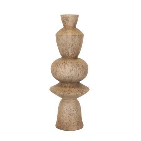 AEON ΒΑΖΟ 25.5x25.5x71 ΓΚΡΙ ΑΝΤΙΚΕ ΑΝΟΙΧΤΟ