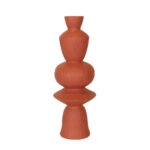 AEON ΒΑΖΟ 25.5x25.5x71 ΠΟΡΤΟΚΑΛΙ ΣΚΟΥΡΟ