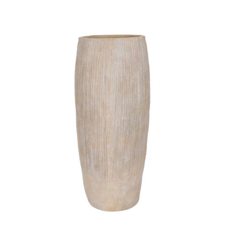 KANSO ΒΑΖΟ 27.7x27.7x37 ΚΕΡΑΜΙΚΟ ΓΚΡΙ