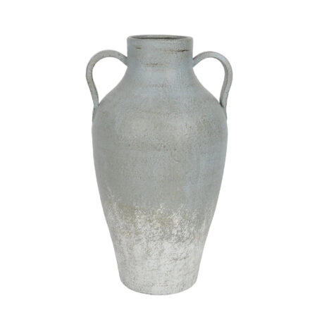 AMFORE ΒΑΖΟ 25x23x50cm ΜΕΤΑΛΛΟ ΓΚΡΙ ΜΠΛΕ