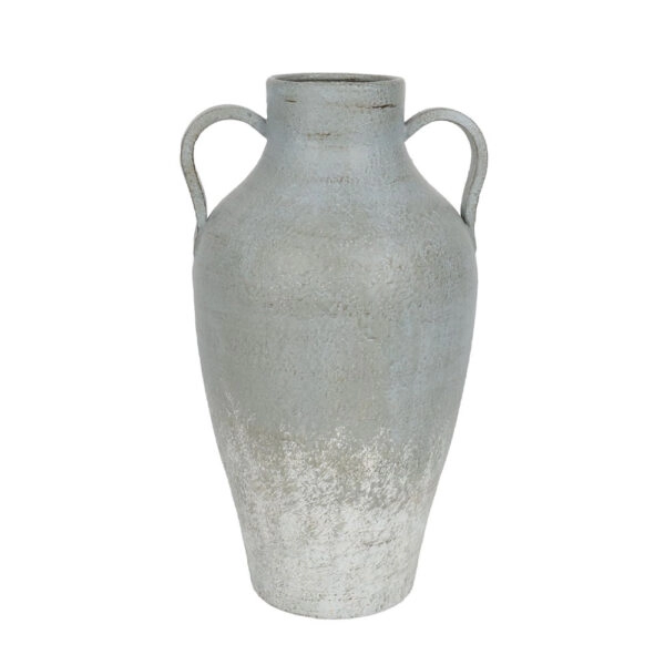 AMFORE ΒΑΖΟ 25x23x50cm ΜΕΤΑΛΛΟ ΓΚΡΙ ΜΠΛΕ