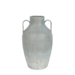 AMFORE ΒΑΖΟ 21x19x40cm ΜΕΤΑΛΛΟ ΓΚΡΙ ΜΠΛΕ