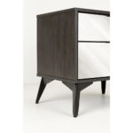 SPECCHIO ΚΟΜΟΔΙΝΟ 2ΣΥΡΤΑΡΙΑ ΜΑΥΡΟ OAK ΚΑΘΡΕΠΤΗΣ 58x39xH55cm