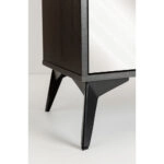 SPECCHIO ΣΥΡΤΑΡΙΕΡΑ 6ΣΥΡΤΑΡΙΑ ΜΑΥΡΟ OAK ΚΑΘΡΕΠΤΗΣ 120x39xH80cm