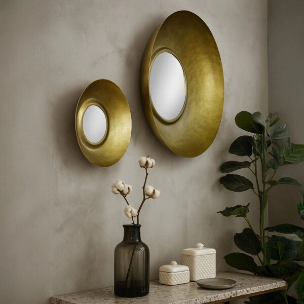 OJO ΚΑΘΡΕΠΤΗΣ BRASS ANTIQUE 49x8x49