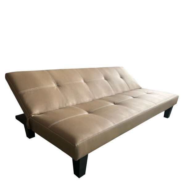 Καναπές Κρεβάτι Τριθέσιος  ERYNDOR Καφέ PU 186x90x82cm