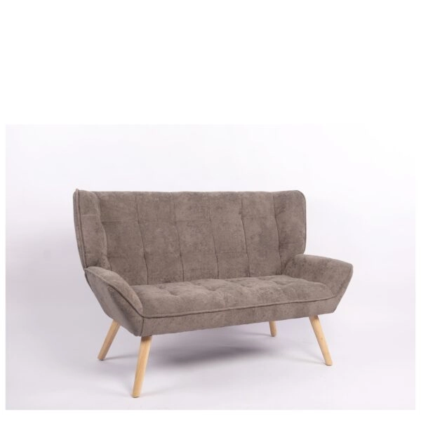 Καναπές ArteLibre NESTO Γκρι Ύφασμα/Ξύλο 86x126x78cm