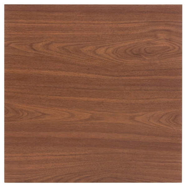 Τραπέζι Τραπεζαρίας ArteLibre BROOKWYN Καρυδί/Μαύρο Μέταλλο/Μοριοσανίδα 60x60x74cm